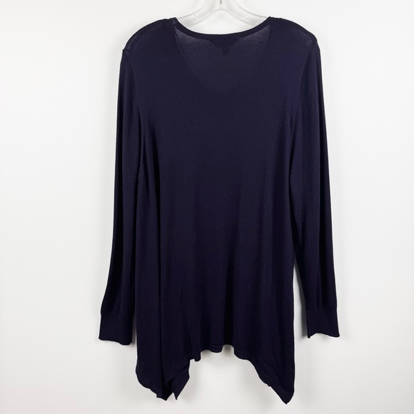 Simply Vera Vera Wang  Necklace Sweater Purple Size 2X - Picture 4 of 16